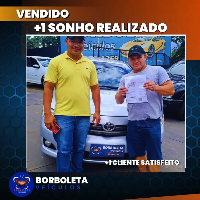 Cliente satisfeito da Borboleta Veículos — entrega 9