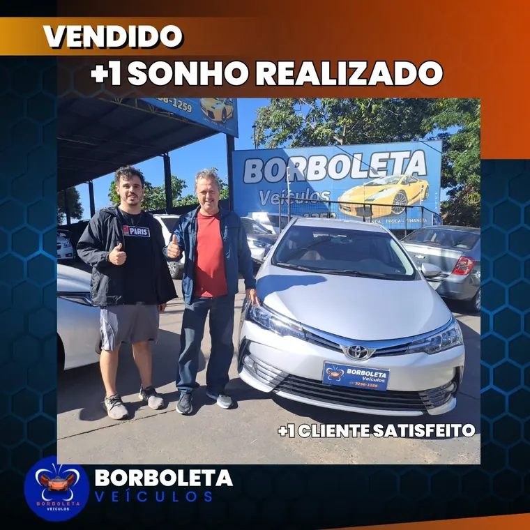 Cliente satisfeito da Borboleta Veículos — entrega 22