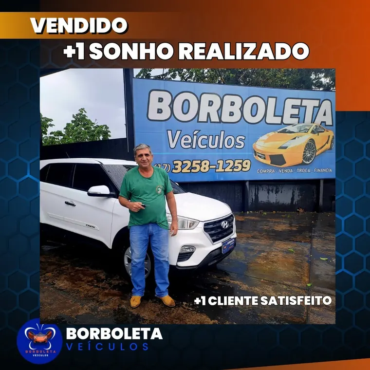 Cliente satisfeito da Borboleta Veículos — entrega 23
