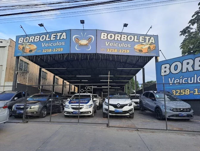 Fachada da Borboleta Veículos em Bady Bassitt